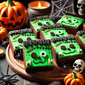 Frankenstein Brownies