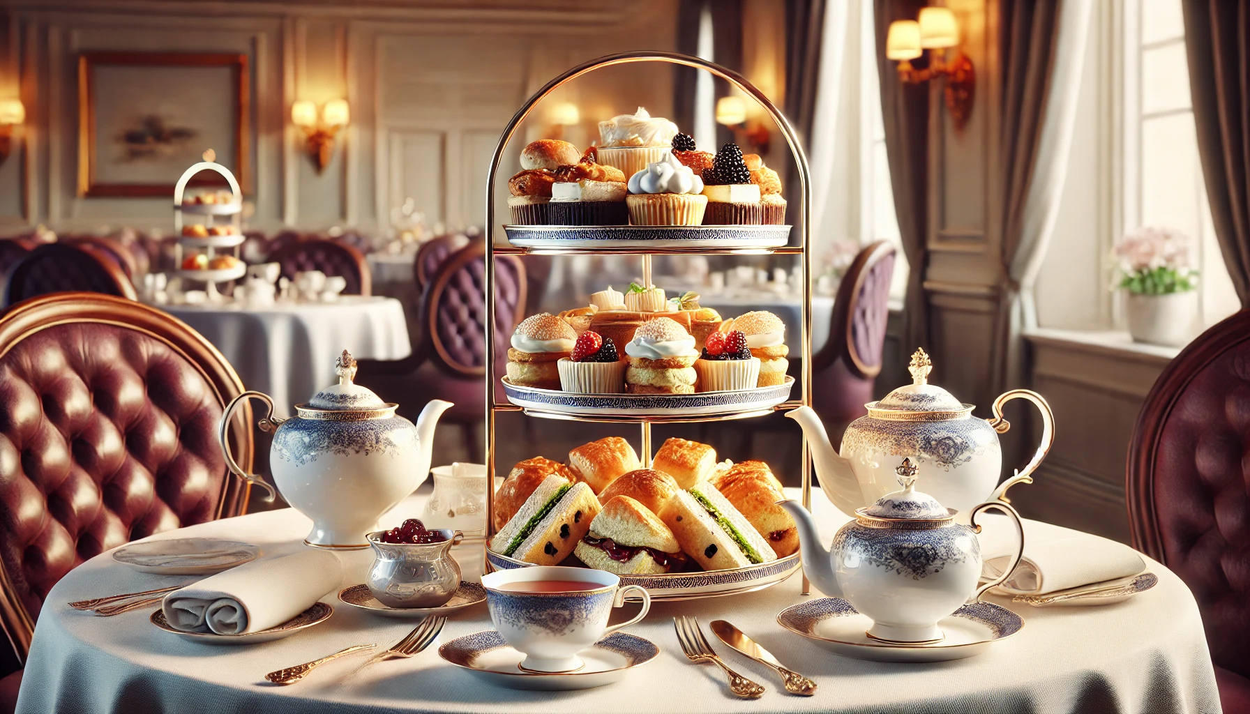 1. The Ivy Bath Brasserie & Garden Elegant Gluten-Free Afternoon Tea