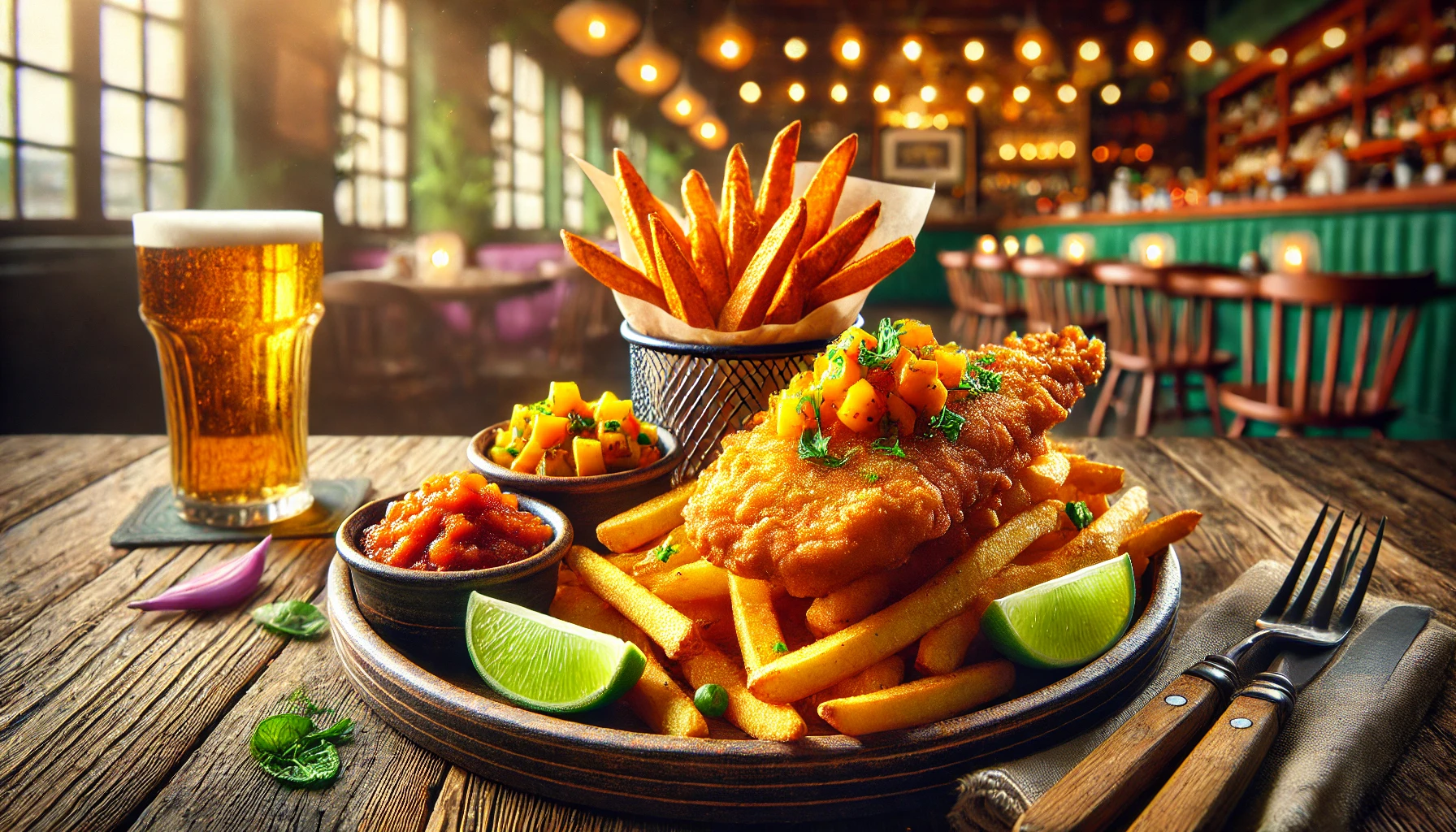 7. Turtle Bay Manchester Oxford Rd Caribbean-Inspired Gluten-Free Fish