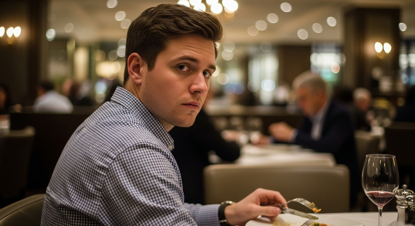 Recognising signs of stress around public eating